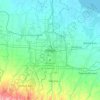 Medan topographic map, elevation, terrain
