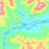 大安镇 topographic map, elevation, terrain