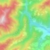 Castel Castagnaio topographic map, elevation, terrain