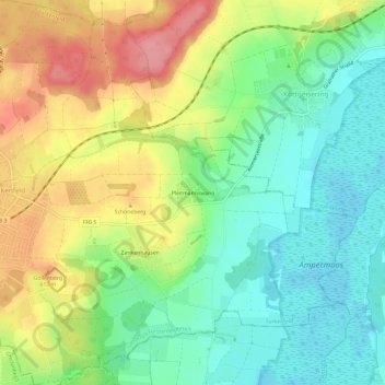 Pleitmannswang topographic map, elevation, terrain