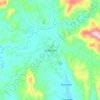 Fandriana topographic map, elevation, terrain