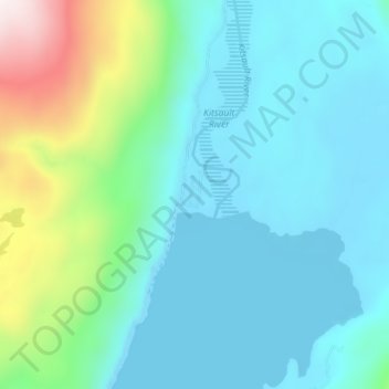 Alice Arm topographic map, elevation, terrain