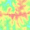 Kelly topographic map, elevation, terrain