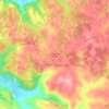 Commissary Corner topographic map, elevation, terrain