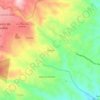 Xocotla topographic map, elevation, terrain