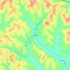 Gandeeville topographic map, elevation, terrain
