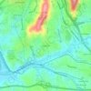 Kenilworth topographic map, elevation, terrain