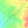 Al Karak topographic map, elevation, terrain