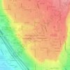 Curtis topographic map, elevation, terrain