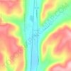 Beaver Dams topographic map, elevation, terrain