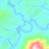 Bina topographic map, elevation, terrain