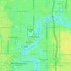 Hillsborough River Estates topographic map, elevation, terrain