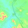 Gwanda topographic map, elevation, terrain