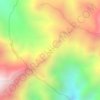 Jila Pass topographic map, elevation, terrain