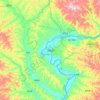 河曲县 topographic map, elevation, terrain