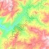 Kibungan topographic map, elevation, terrain