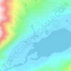 Twin Lakes topographic map, elevation, terrain