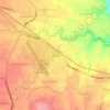 Purbaratu topographic map, elevation, terrain