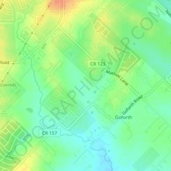 Barron Lake Dam topographic map, elevation, terrain