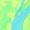 White River topographic map, elevation, terrain