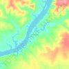 Devils Shores topographic map, elevation, terrain
