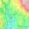 Edgworth topographic map, elevation, terrain