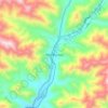 巴仑台镇 topographic map, elevation, terrain
