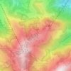 Hahnenkamm topographic map, elevation, terrain