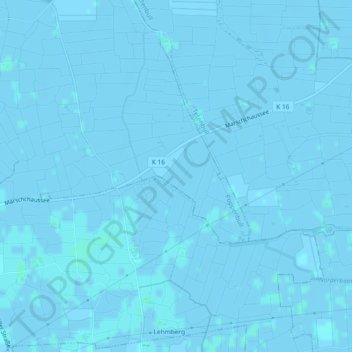 Eiderstedt topographic map, elevation, terrain