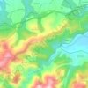 Troncéu topographic map, elevation, terrain