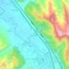 北二十里铺村 topographic map, elevation, terrain