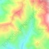 Caña Brava topographic map, elevation, terrain