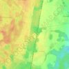 Строганово topographic map, elevation, terrain