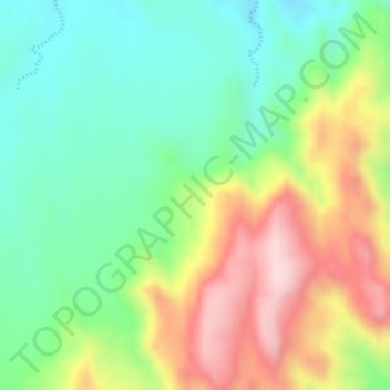 Dembel topographic map, elevation, terrain