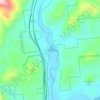 Schroon Falls topographic map, elevation, terrain