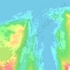 Brattvåg topographic map, elevation, terrain