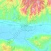 Aydın topographic map, elevation, terrain