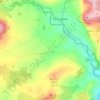 Rhyd-uchaf topographic map, elevation, terrain