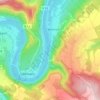Geierslay topographic map, elevation, terrain