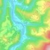 Saint Joe topographic map, elevation, terrain