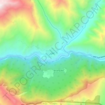 Kel topographic map, elevation, terrain