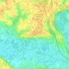 Les Liets topographic map, elevation, terrain