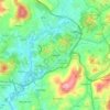 Pevidém topographic map, elevation, terrain