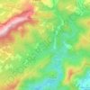 Costa Blanca topographic map, elevation, terrain