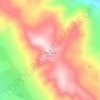 Atlas Peak topographic map, elevation, terrain