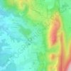 Chevignat topographic map, elevation, terrain