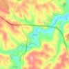 Hazel Kirk topographic map, elevation, terrain