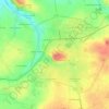 Le Bourg-ouest topographic map, elevation, terrain