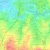 La Forêt Haraut topographic map, elevation, terrain