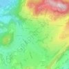 Les Bourins topographic map, elevation, terrain
